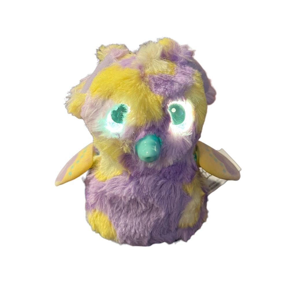 Hatchimals Mystery Elefly Fluffy Interactive Limited Edition Purple and Yellow.